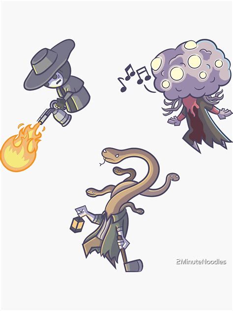 "Bloodborne Enemies Pack 2" Sticker for Sale by 2MinuteNoodles | Redbubble