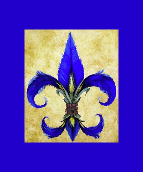 New Orleans Fleur de lis Digital Art by LiveArtGifts | Fine Art America