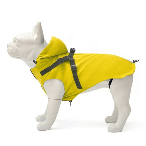 Waterproof Pet Dog Raincoat With Harness Rain Jackets | Etsy