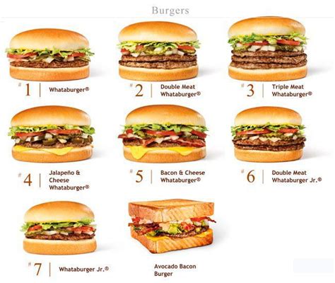 WHATABURGER | Delicious burgers, Whataburger menu, Whataburger