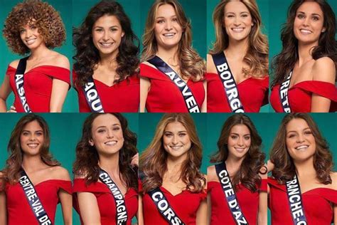 Aurélie Roux Miss Alsace 2020 Leïla Veslard Miss Aquitaine 2020 ...