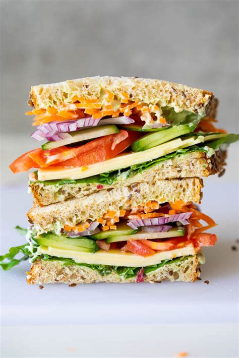 Easy Healthy Salad Sandwich - Simply Delicious