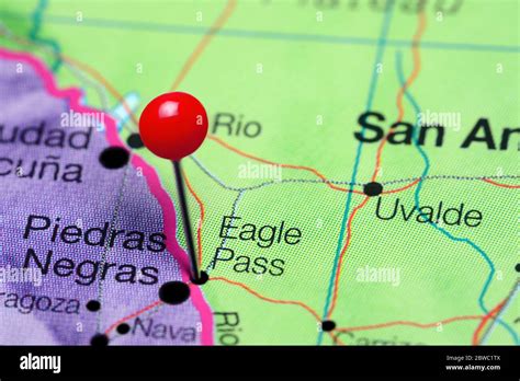 Map of eagle pass texas hi-res stock photography and images - Alamy