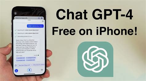 How To Use Chat GPT-4 FREE and UNLIMITED on iPhone! - GPT AI News