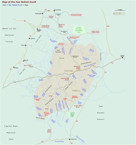 San Rafael Swell Map | Sierra News Online