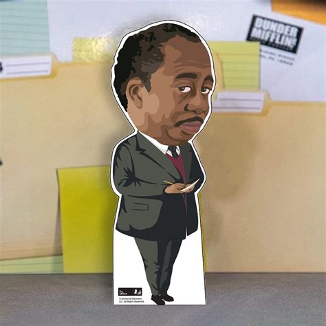 The Office Flat Stanley Hudson Mini Tabletop Standee