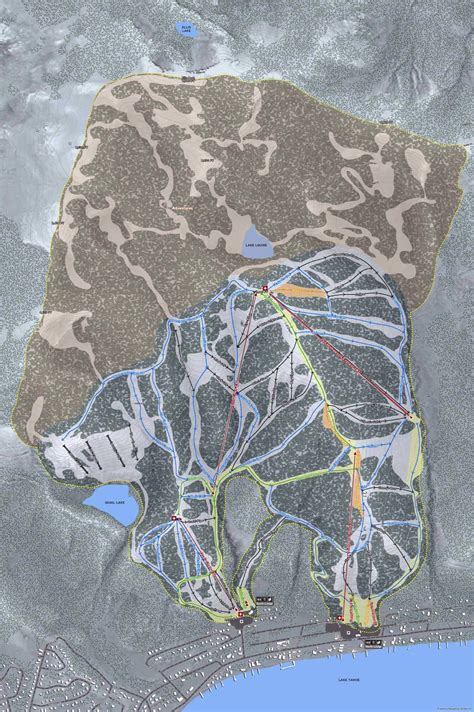 California Ski Maps | Homewood Ski Resort Trail Map