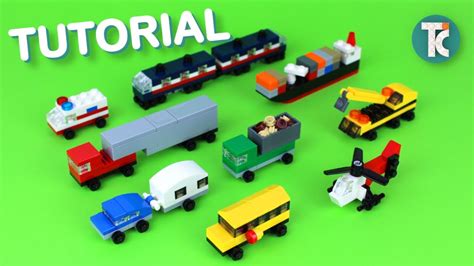 LEGO MINI VEHICLES Part 2 (Tutorial) - YouTube