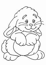 Rabbit coloring For kids  & Bunny Coloring Pages Kids sketch template