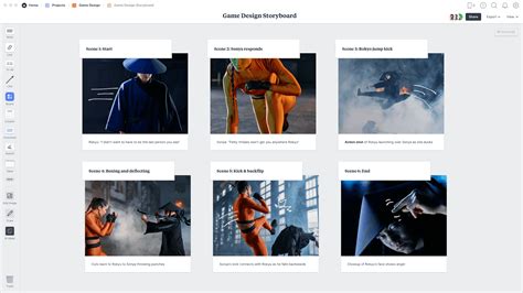 Game Storyboard Template & Example - Milanote