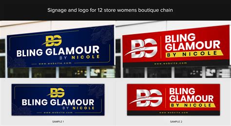 Feminine, Modern, Retail Signage Design for Bling Glamour By Nicole by ARTOGRAPHY | Design #24582491