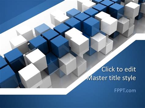 Free Abstract Blue PowerPoint Template | Powerpoint templates ...