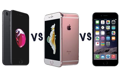 Apple iPhone 7 vs iPhone 6S vs iPhone 6: What's the difference?