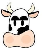 cow face clip art - Clip Art Library