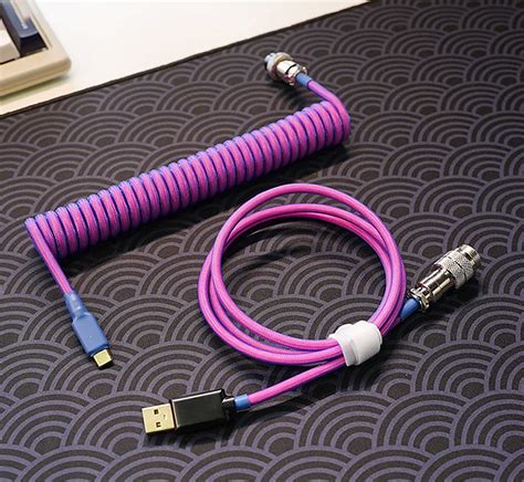 Premium Coiled Cable For Custom Keyboards USB-C Glorious Gaming ...