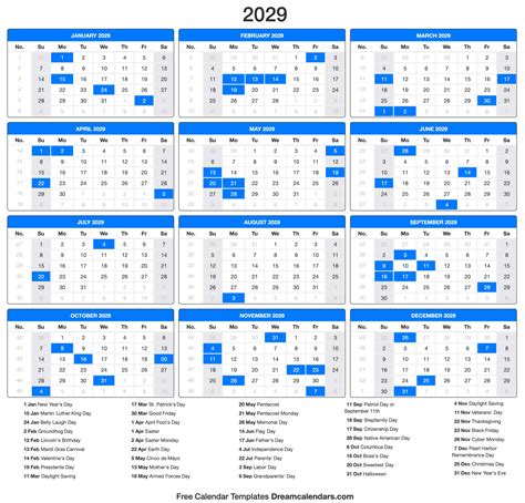 Calendar 2029 2024 - Calendar 2024 Ireland Printable