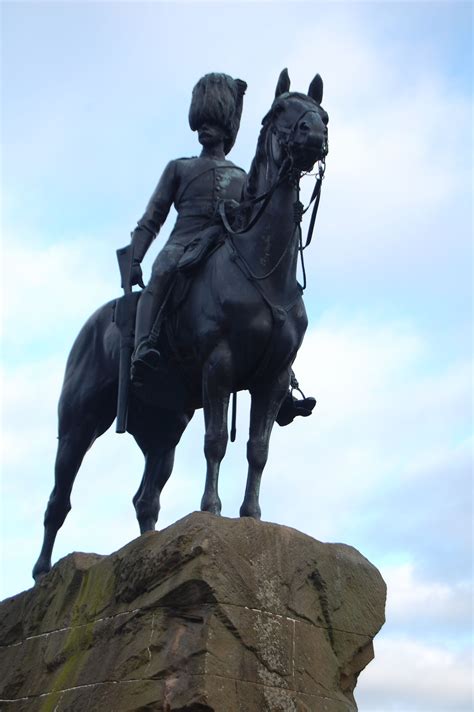 Scottish Equestrian Soldier, Edinburgh statue. Taken by A.D.Bessette | Equestrian statue, Statue ...