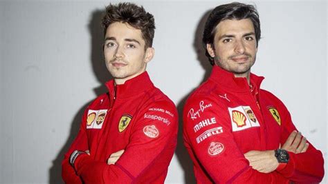 Charles Leclerc and Carlos Sainz to have equal Ferrari status in 2022 ...