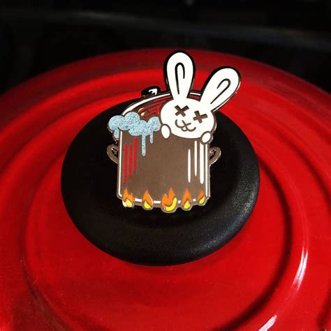 Bunny Boiler Enamel Pin inspired by Fatal Attaction - Etsy