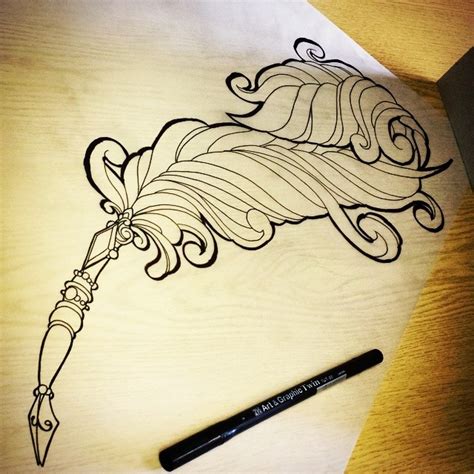 Quill And Ink Drawing at GetDrawings | Free download