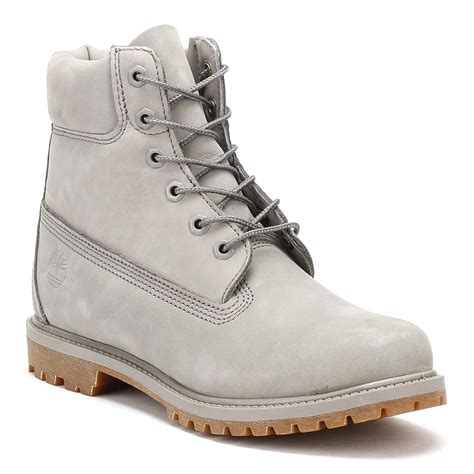 Timberland Rubber Womens Steple Grey Waterbuck 6 Inch Premium Boots in ...