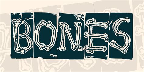 Download Bones font | fontsme.com