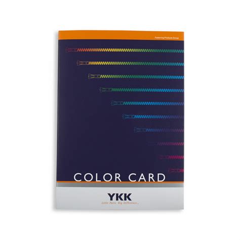 YKK Zipper Color Card - 582 Colors - WAWAK Sewing Supplies