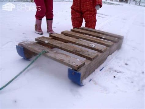 Pallet Snow Sledge • 1001 Pallets