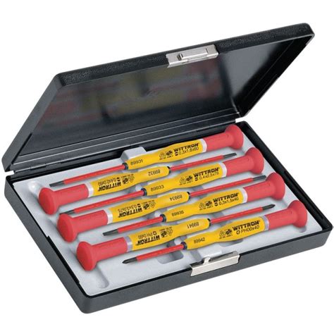 Wittron Insulated Precision 7 Piece Screwdriver Set