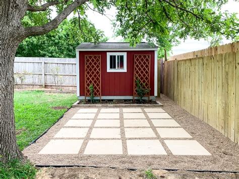 DIY Paver + Pea Gravel Patio – Love & Renovations