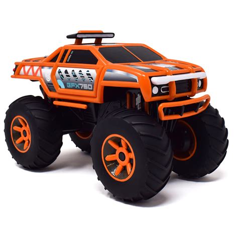 Buy Monster Truck – Lights & Sounds Motorized Orange Vehicle Online at ...