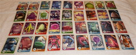 Monsters University Complete Scare Card Set Disney Park Projectionist Unreleased | #1857390969