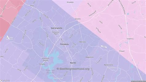 Pennsburg, PA Political Map – Democrat & Republican Areas in Pennsburg | BestNeighborhood.org