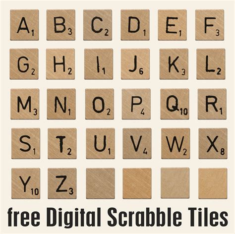 Scrabble Letter Font For Cricut - Popular Fonts