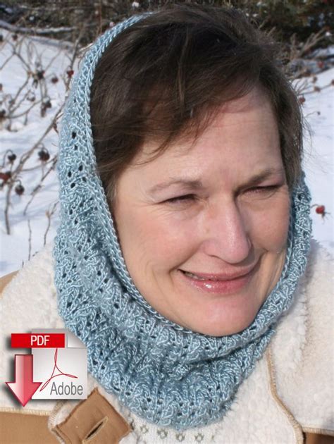 Fountain Hood - Gemstone Soft Twist Silk - Pattern download, Knitting Pattern | Knitting ...