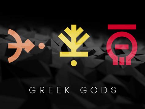 Greek Gods Minimalist Logos