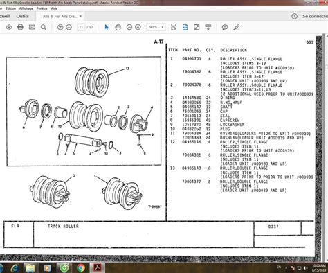 Allis & Fiat Allis Crawler Loaders FL9 North Am Mods Parts Catalog ...