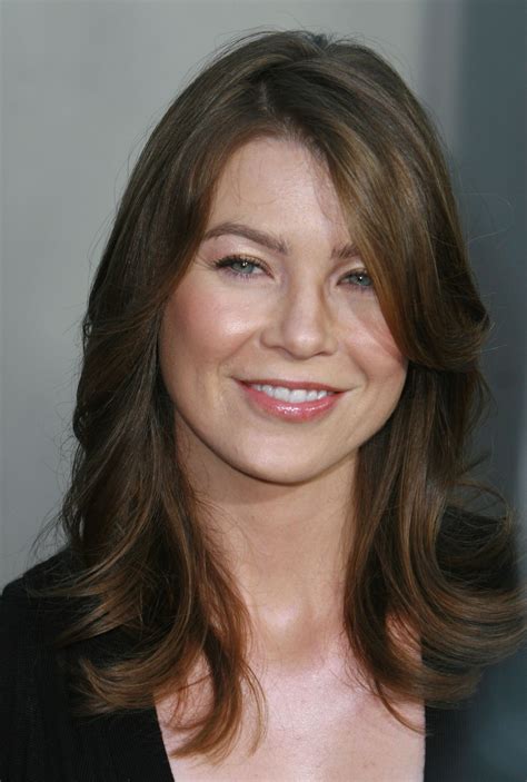 Ellen Pompeo ~ Dr. Meredith Grey | Ellen pompeo, Meredith grey hair, Beautiful hair