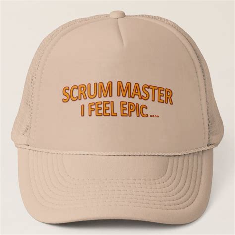 Scrum Master Epic Cap | Zazzle | Scrum master, Scrum, Cap