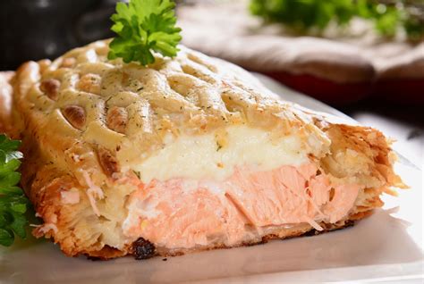 Salmon En-Croûte Fish Recipe