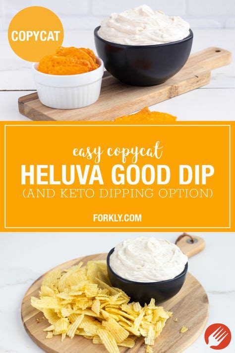 Easy Copycat Heluva Good Dip (and Keto Dipping Option!) | Chip dip ...