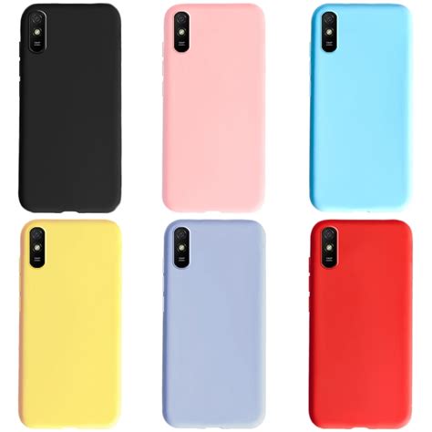 Xiaomi Redmi 9 9A Soft Silicone Back Cover Redmi 9C Candy multi color ...