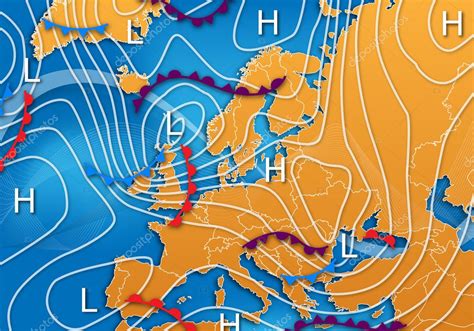 European Weather Map — Stock Photo © oconner #10223062