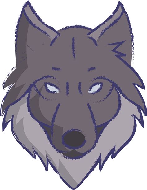 Wolf face hand drawn vector illustration 31090618 Vector Art at Vecteezy