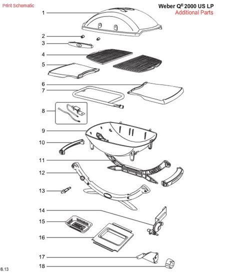 Weber Q Grill Parts For The Q100 through Q3200 Series