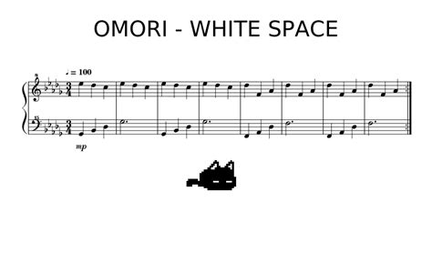 WHITE SPACE - OMORI Sheet music for Piano (Solo) | Musescore.com