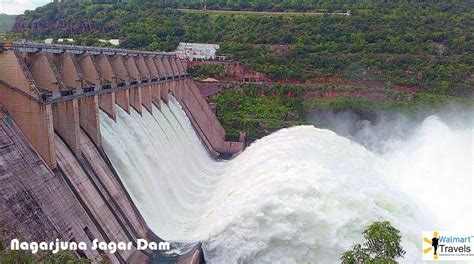 Visit Nagarjuna Sagar Dam one of the world's largest in Telangana State | Nagarjuna sagar dam ...