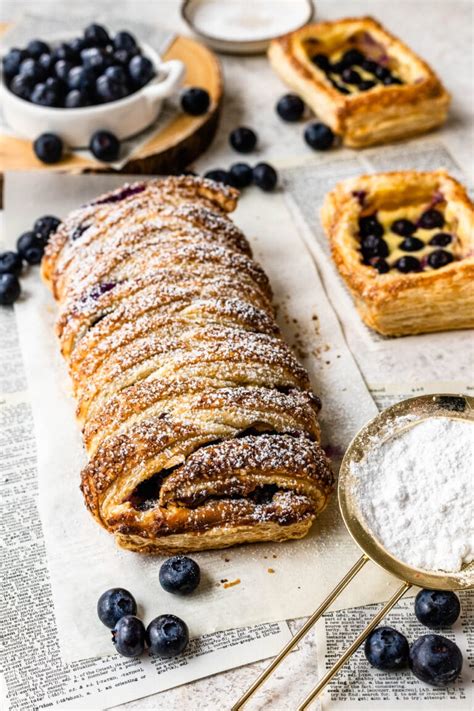 Blueberry Puff Pastry - Pies and Tacos