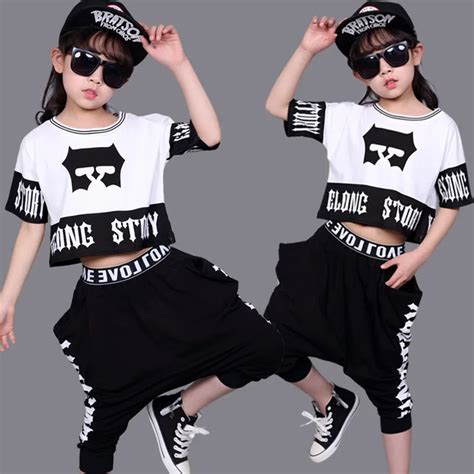 Aliexpress.com : Buy Kid's Casual Sets Suits Fashion Summer Children Clothes Hip Hop Dance Set ...