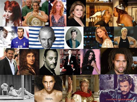 French celebrities collage/ wallpaper | Teaching Resources